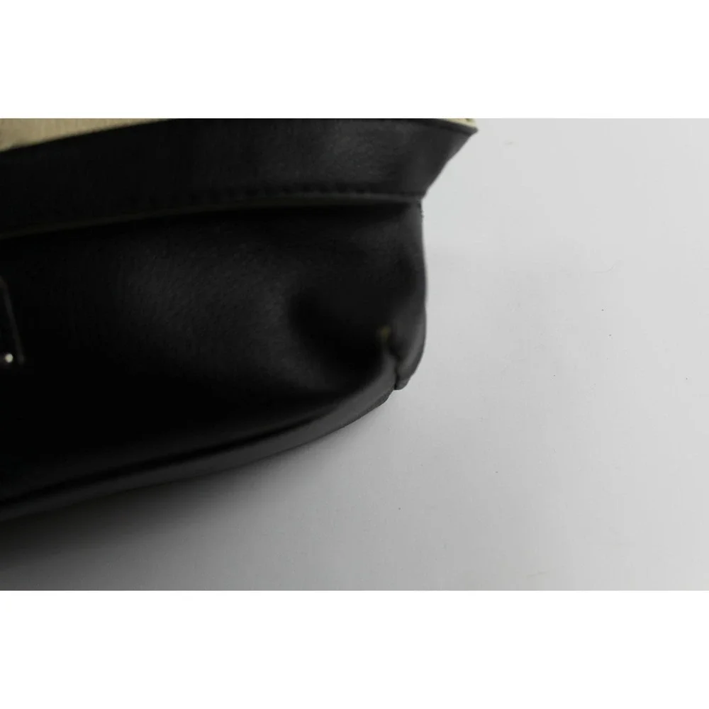 Stone &Co Black, Cream, Tan Purse with Multi Compartments Pockets